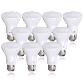 10 Pack Bioluz LED BR20 LED Bulb 6W=50W 3000K Soft White 90 CRI Dimmable UL-Listed CEC Title 20 Compliant 540 Lumen Outdoor/Indoor Flood Light (Pack of 10)