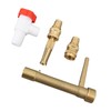 G3/4 Brass Quick Water Intake Valve Key Brass Quick Coupler