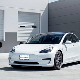 Tropical Blue Pink Hibiscus Flowers License Plate Frame Floral License Plate Frames Aluminum Car Accessories Cover with 2 Holes and Screws 12 x 6 Inch for Front Rear Car Plate Decor for Women Men