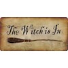 The Witch is in Photo License Plate
