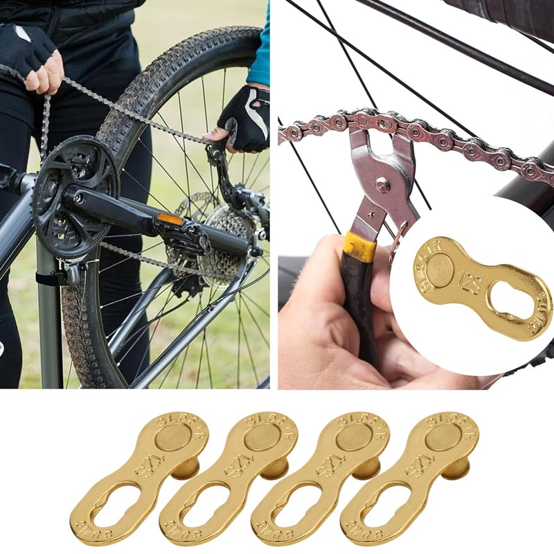 4 Pair Bicycle Chain Links, 12 Speed Bicycle Chain Lock