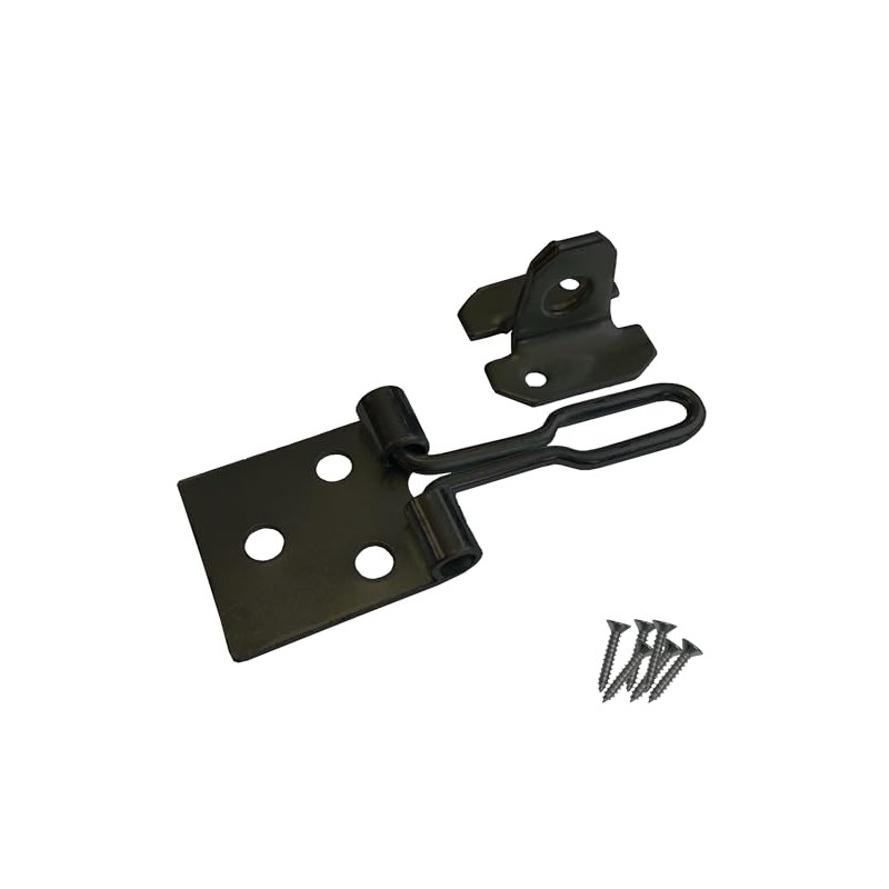 Keypak Wire Hasp and Staple Security Lock Set, 75mm-100mm, Weather