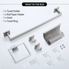 Brushed Nickel Bathroom Towel Bar Set Bathroom Accessories Hardware Set