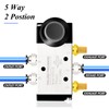 TAILONZ PNEUMATIC 1/4 Inch BSP 5 Way 2 Positions Air