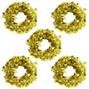 5 Rolls 130 Ft Gold Tinsel Stars Brace Star Tinsel
