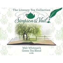 Simpson & Vail, Walt Whitman's Green Tea Blend, Literary Tea - 4 Ounce Tin / 50 Cups