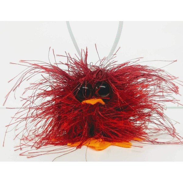 Cardinal Handmade Felted Christmas Tree Ornament, Christmas Decor, Gift or