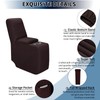 PureFit Recliner Console Cover for Reclining Couch Covers, Super Stretch