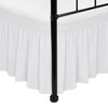 Biscaynebay Wrap Around Bed Skirts with Split Corners for Full