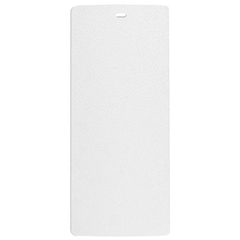 DALIX Sand Vertical Blinds Slats Premium Curved White 82.5" Large