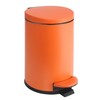 TIPGO Small Trash Can with Lid Soft Close, 4.5 Liters