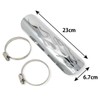 Mirai.2022 Motorcycle Muffler Guard Exhaust Pipe Muffler Cover Fire Flame