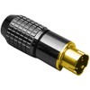 BKL Electronic MINI-DIN-STECKER VERGOLDET 8 POLIG