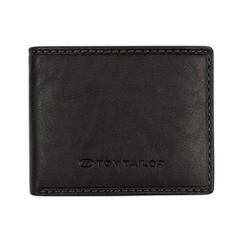 Tom Tailor Acc LARY Börse klein, schwarz Wallets Mens Black Schwarz (schwarz 60) Size: 11x9x2 cm (B x H x T)