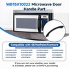 WB15X10022 Microwave Door Handle Black Compatible with GE HotPoint