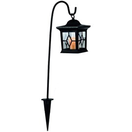 Star 477-20 LED-Solarlaterne, 1-teilig,ca. 58 cm x 14,5 cm, schwarz