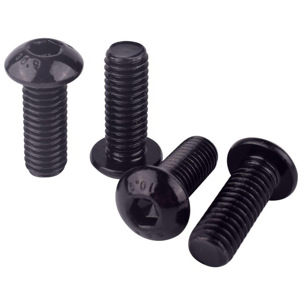 KOSJETHAS 20PCS 1/4-20 x 3/8" Button Head Socket Cap Screws
