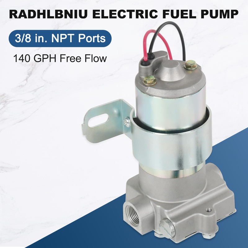 RADHLBNIU 140 GPH Electric Fuel Pump 3/8" NPT Inlet &