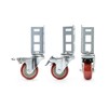 QWORK 3" Boltless Rack Caster Wheels, 8 Pack Storage Shelf