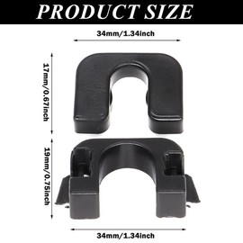 PYEUIFT Pack of 4 Parcel Shelf Clip Compatible with Fo Fiesta Mk7 Mk8 Boot Cover Holder for Focus B-Max C-Max Parcel Shelf Clip High Quality Material Parcel Rack Clip, Luggage Cover Clips