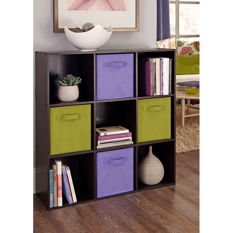 ClosetMaid 4187 Cubeicals Organizer, 9-Cube, Chocolate