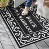 Lzuso Indoor Outdoor Door Mats Welcome Mat Come Back with