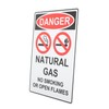VILLFUL Public No Smoking Sign Caution Sign Wall Mounted Non-smoking