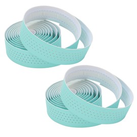 Pwshymi Bike Handlebar Tape, Road Handlebar Tapes, Cycling Handle Wraps Sweat Absorption Anti Slip Tape Accessory for Cycling (Bianchi Green)