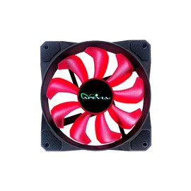 APEVIA CO12L-RD Cosmos 120mm Red LED Ultra Silent Case Fan w/ 16 LEDs & Anti-Vibration Rubber Pads
