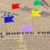 DODUOS Pack of 400 Marking Flags Map Flag Push Pins