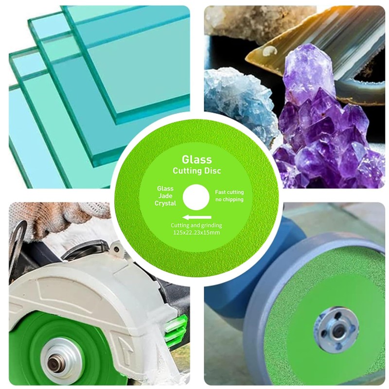 IUSOT 125mm Diamond Glass Cutting Disc, Ultra-Thin 1mm Blade for