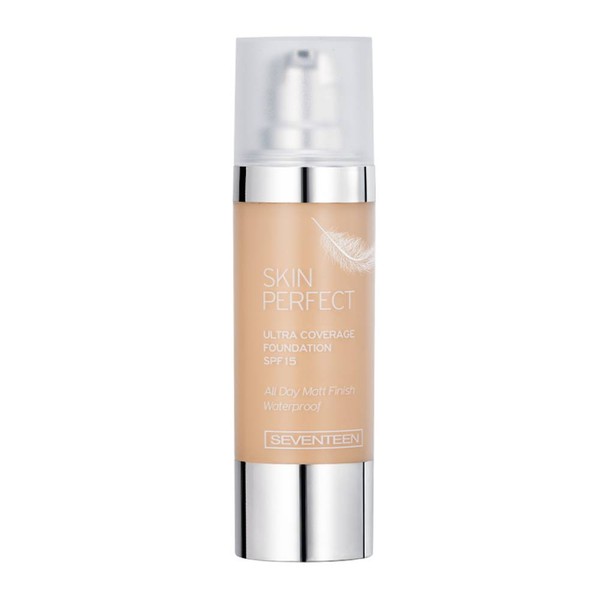 SEVENTEEN SKIN PERFECT ULTRA COVERAGE WATERPROOF FOUNDATION No1