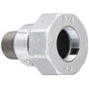 Kakudai 649-846-20W Steel Pipe Fitting, 3 Pipe Joint Male Adapter,