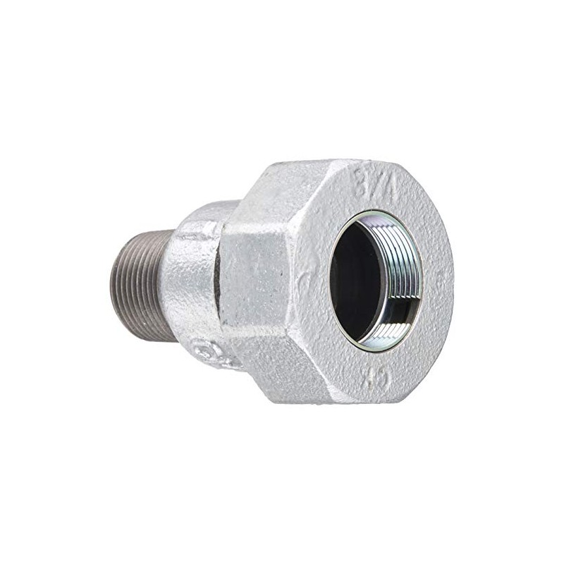 Kakudai 649-846-20W Steel Pipe Fitting, 3 Pipe Joint Male Adapter,