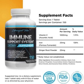 엑스트라버겐트벨류 비타민C 1000mg 이뮨비타민 150정 Extravagant Value Vitamin C 1000mg Immune Vitamin 150 Tablets