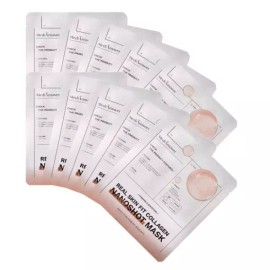 MediAnswer 메디앤서 리얼 스킨핏 콜라겐 나노샷 마스크 10매 MediAnswer Real Skin Fit Collagen Nano Shot Mask 10 Sheets