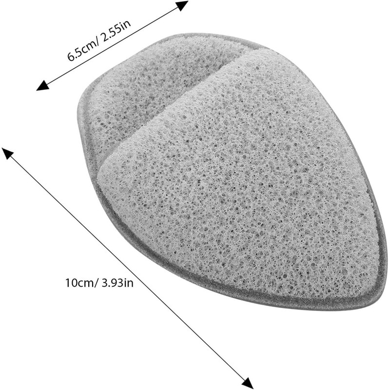 Esponja Facial para Lavar el Rostro, Punta Exfoliante, Poliuretano