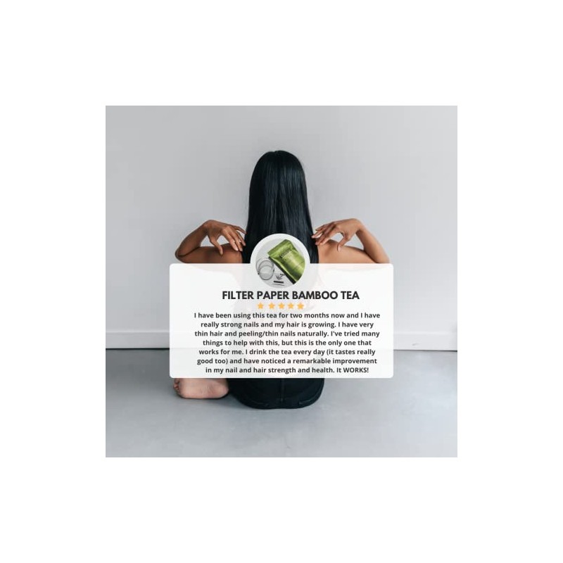 [Beautifully Bamboo] Silica Rich Bamboo Tea for Hair, Skin, Nails