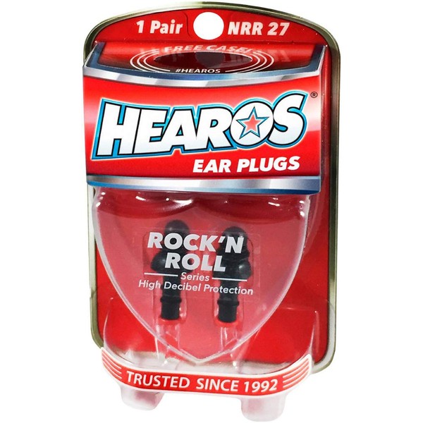 Hearos Rock N Roll Ear Filters, 2 Pc (Pack of 3)
