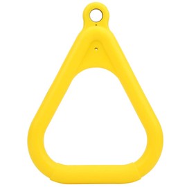 Gymnastics Ring Triangle, Load Capacity 176.4 lbs (80 kg), Lightweight, Convenient to Use, Portable, Durable, Children's Play, Strengthening, Training, Stress Relief, Physical Exercise, For Kids (Yellow)