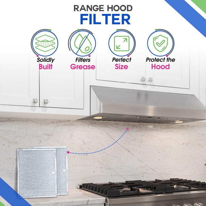 Bagean Stove Hood Vent Filter 11.8" x 14.3" BPS1FA30 -