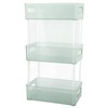 Acrylic Bathroom Storage Rack 3 Tiers Bathroom Counter Organizer Countertop