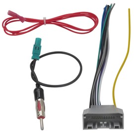 Radio Stereo Wiring Harness Kit Fit for Dodge Challenger 2008-2011,2013,2014 and Fit for Dodge Ram 2009-2015 Select Models