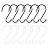 6 Pieces of S-Shaped Hooks, Metal Hooks, Coat Hooks, Kitchen