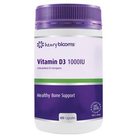 Henry Blooms Buy Henry Blooms Vitamin D3 1000IU 400 Capsules Online