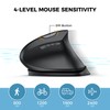 iClever Ergonomic Mouse, 2.4G Wireless Vertical Mouse, Silent Click, 7