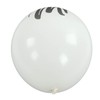 6 Pcs Balloons 36in MR MRS Letters Printed White Giant