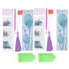 2 Sets Diamond Painting Kit 5D Students DIY Bookmark Dandelion