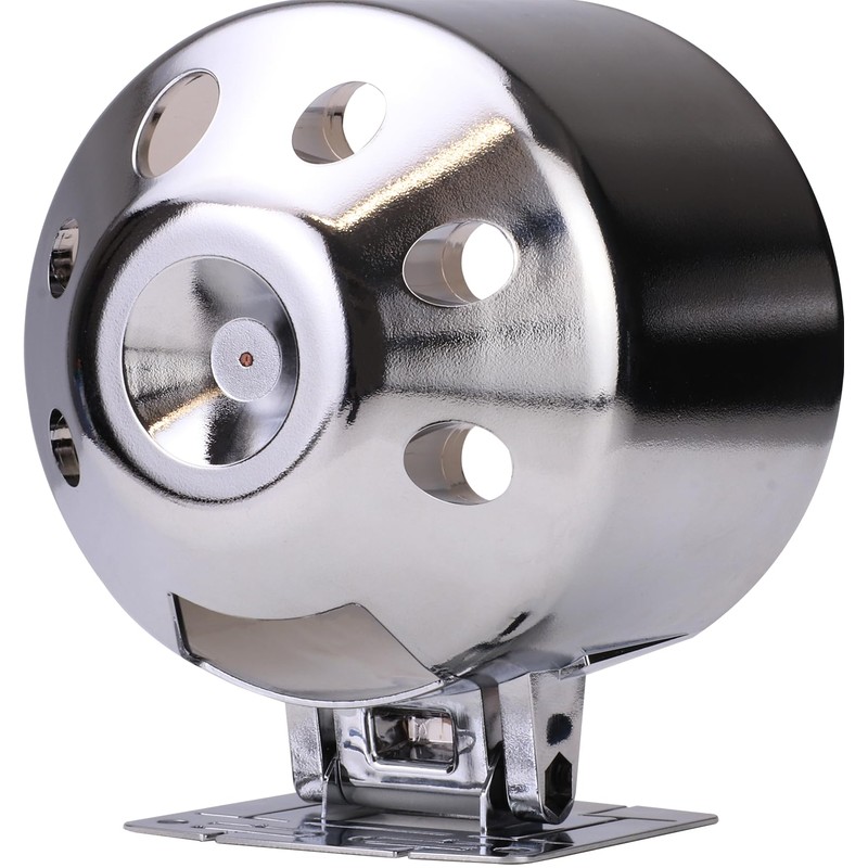 RACETECH Universal 85mm 3-3/8" Chrome Single Gauge Dashboard Pod Mounting