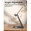 Tounee Book Stand, Telescopic Book Holder Stand, Adjustable Height Pull